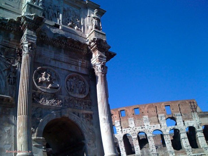 Imediações do Coliseu - foto de Roma
